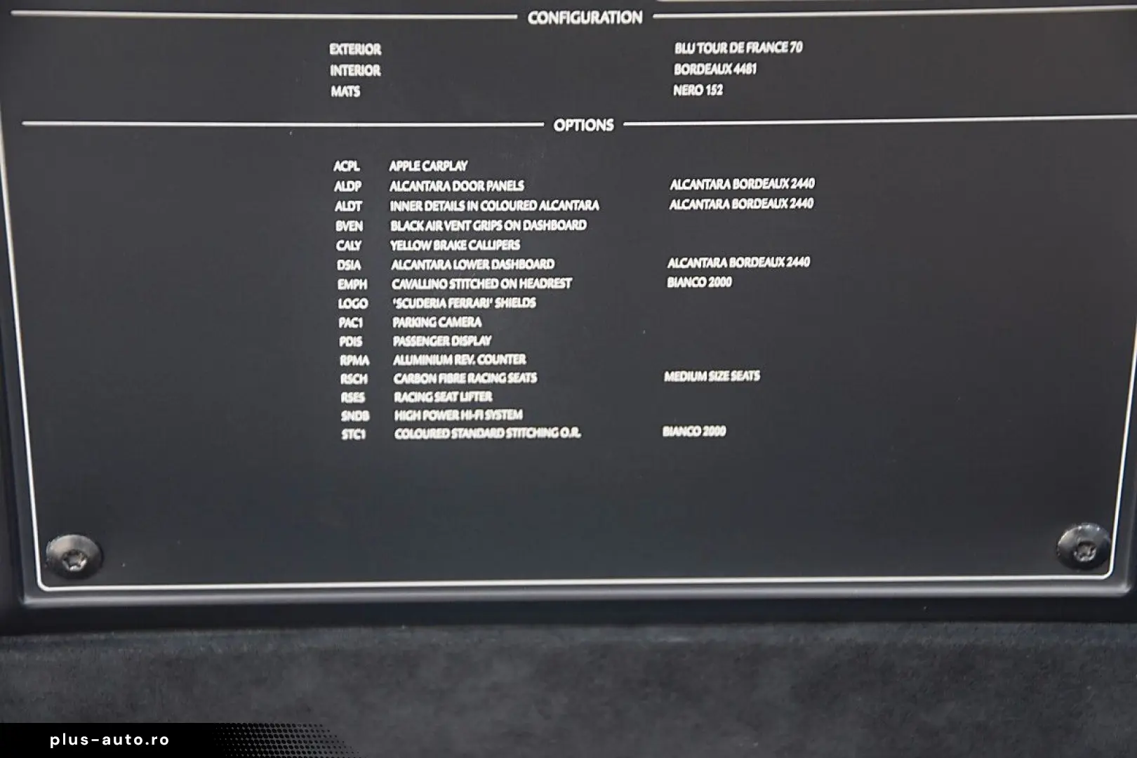 FERRARI 812 GTS  1.Hand Racingseats Kamera Passenger ...