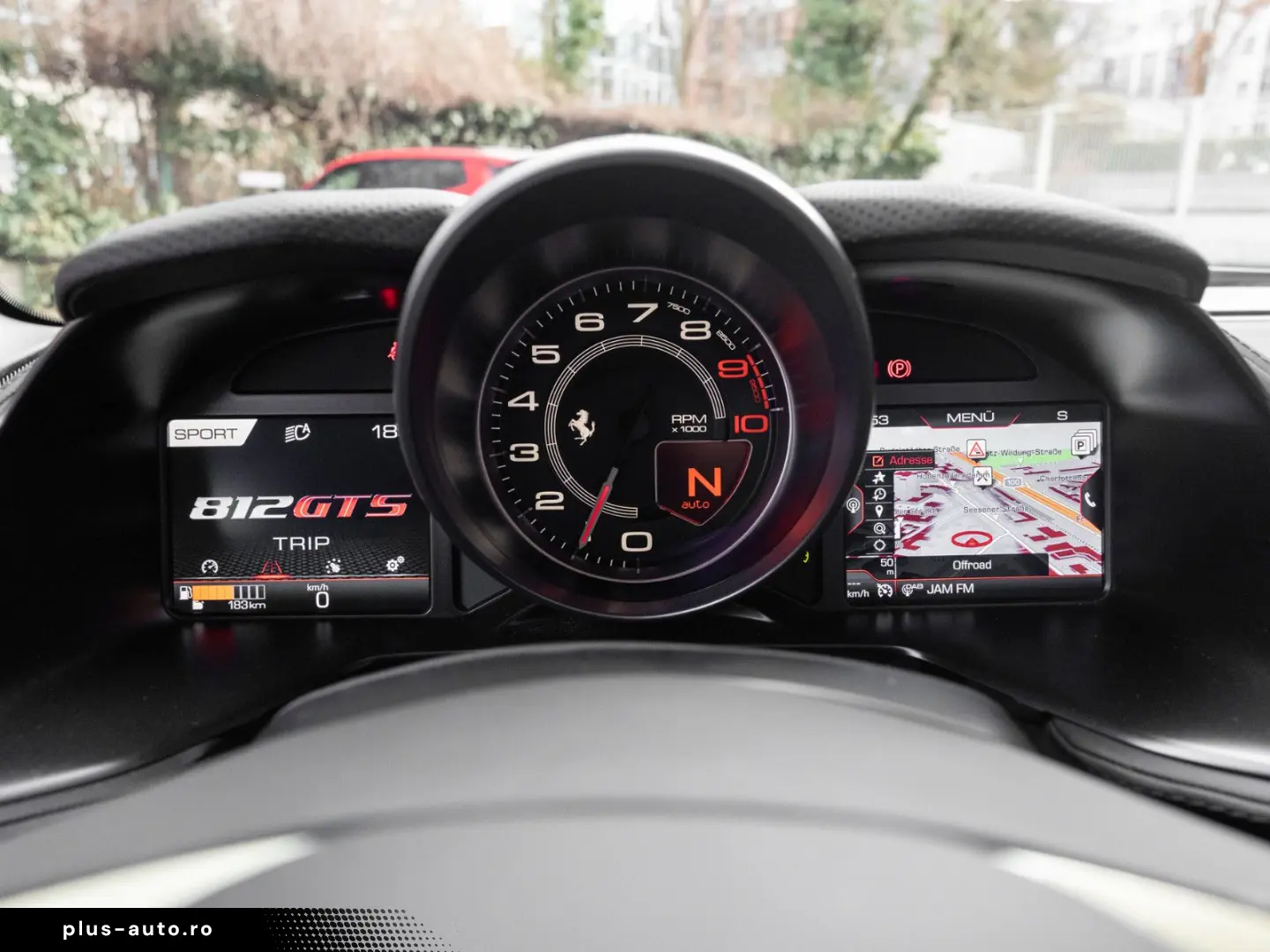FERRARI 812 GTS Passanger Display Schutzfolie