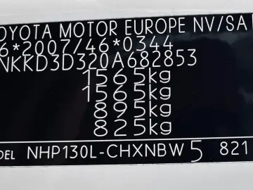 TOYOTA YARIS HYBRID  Fab 04.2020  1.5 HYBRID 100 Cp   Euro 6