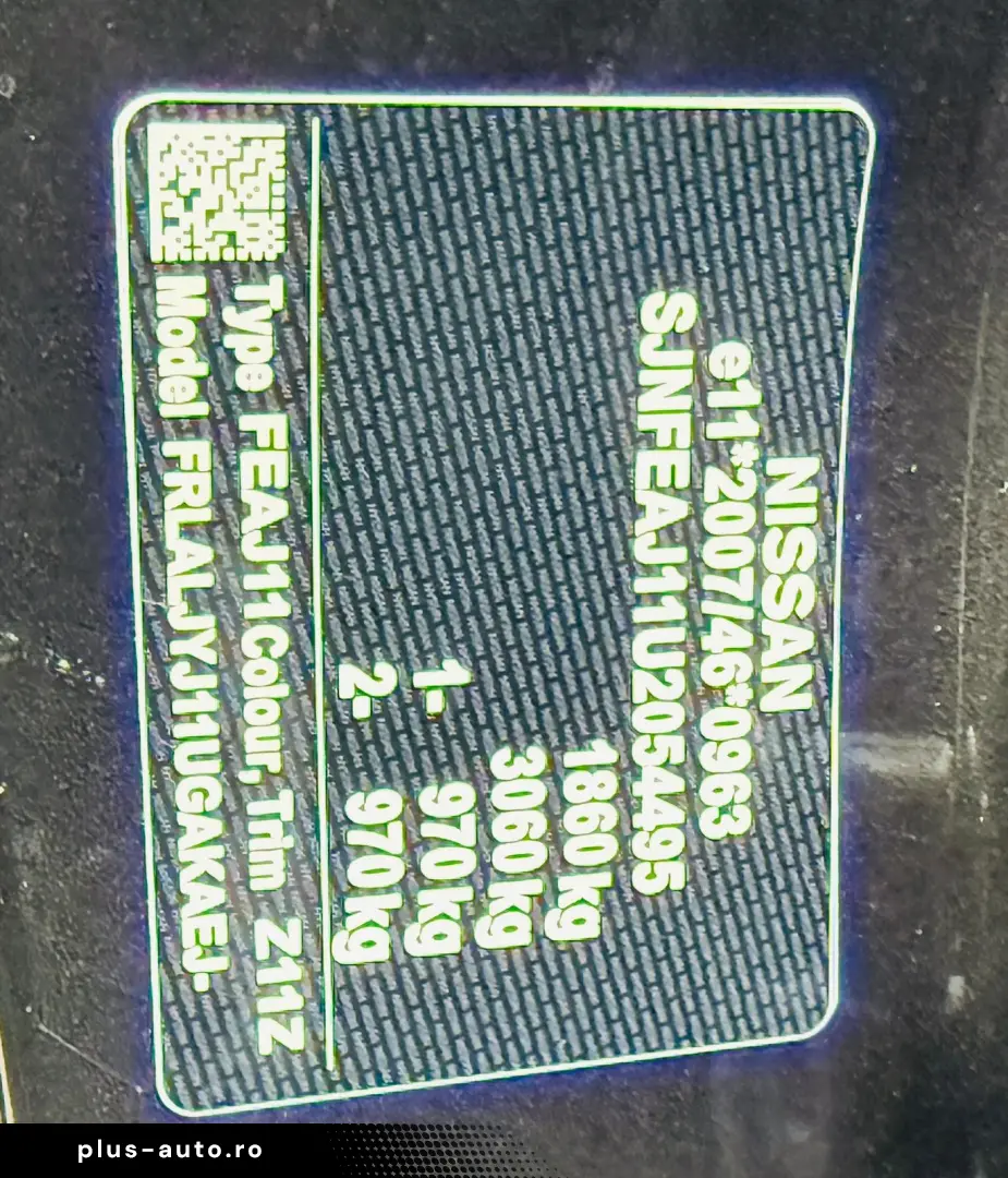 NISSAN QASHQAI  FAB 10.2017   1.2 BENZINA116 CP  EURO 6