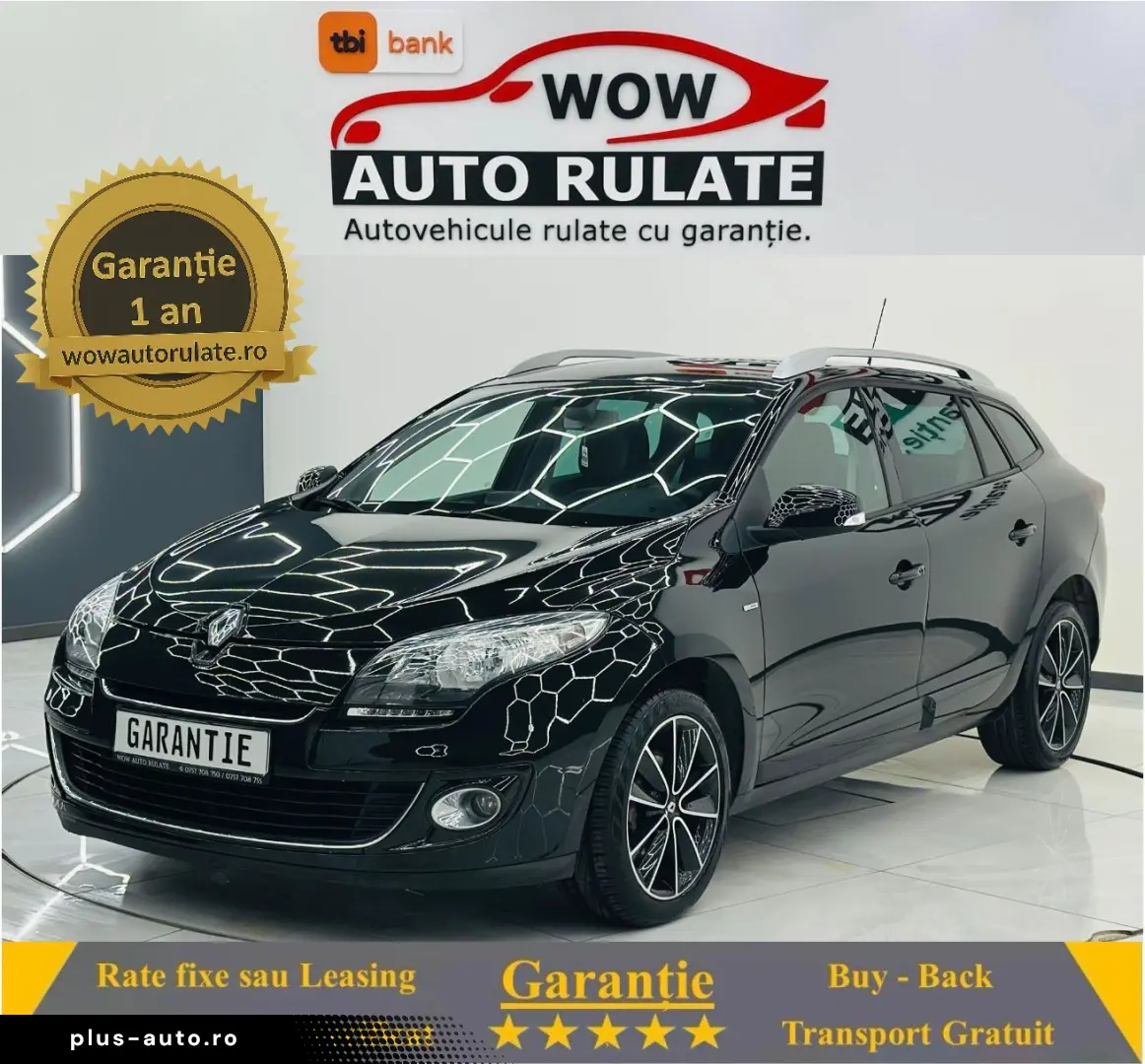 RENAULT MEGANE 2012 1.5D E5 Garantie 12 Luni Rate Avans 0 Do