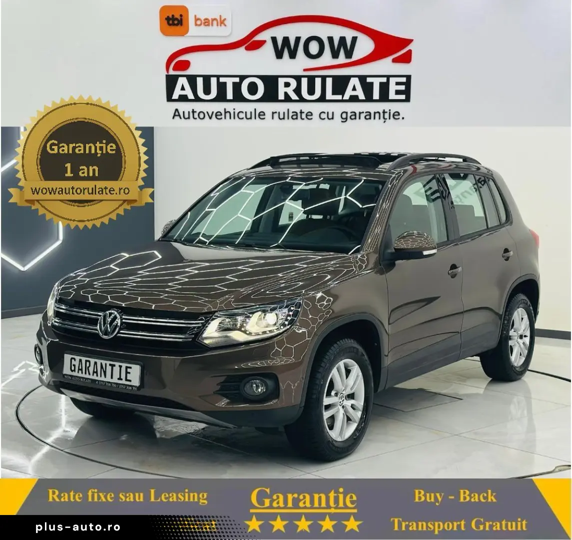 VOLKSWAGEN TIGUAN 2013 2.0D E5 4x4 Garantie 12 Luni Rate Ava
