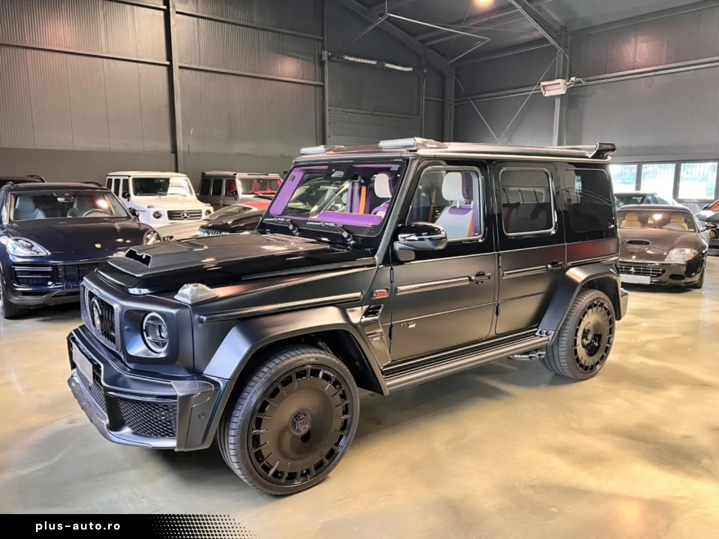 Mercedes Benz G63AMG Brabus B800 Purple interior