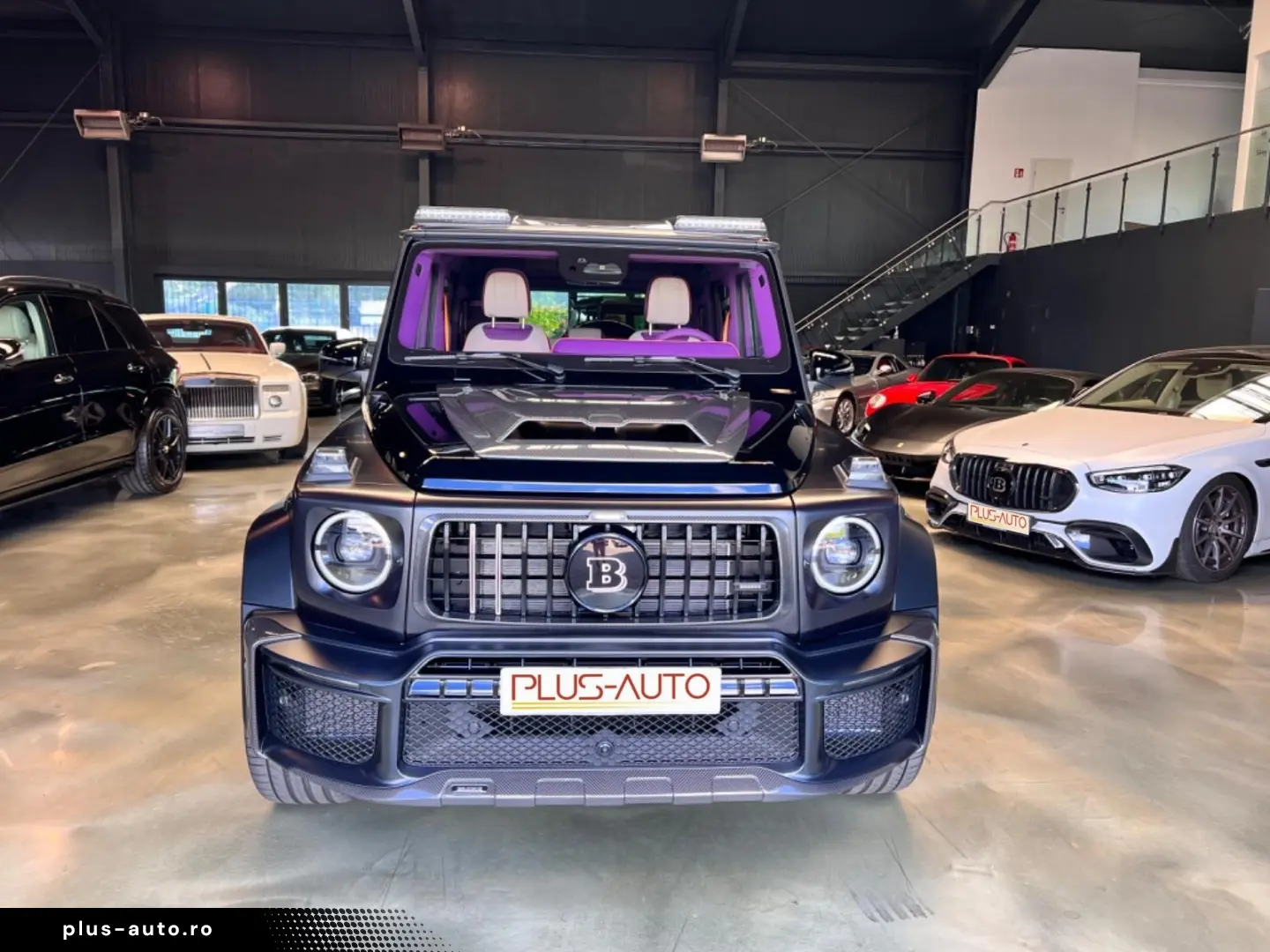 Mercedes Benz G63AMG Brabus B800 Purple interior