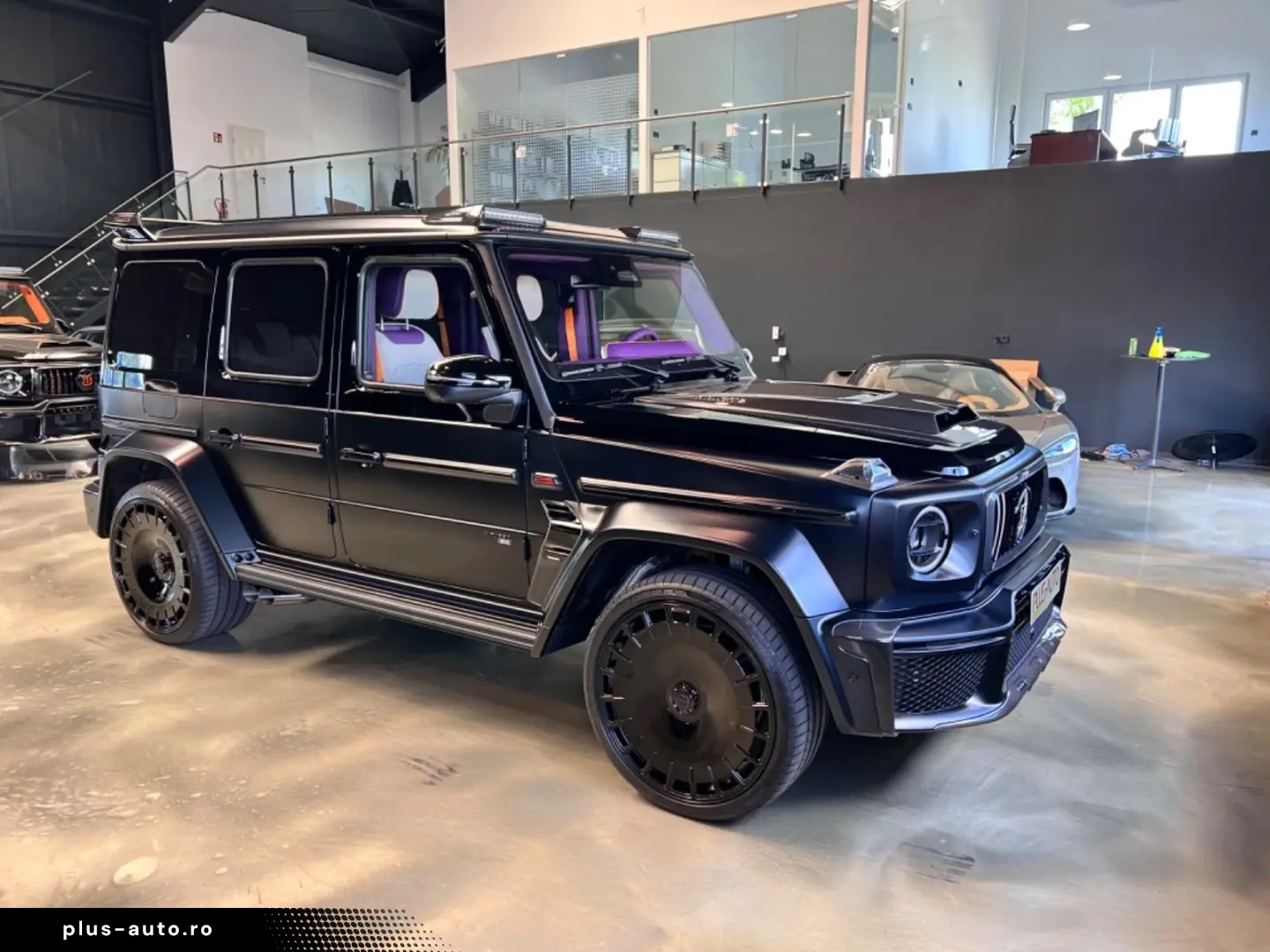 Mercedes Benz G63AMG Brabus B800 Purple interior