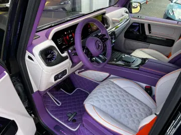 Mercedes Benz G63AMG Brabus B800 Purple interior