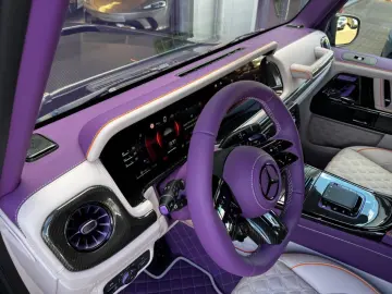 Mercedes Benz G63AMG Brabus B800 Purple interior