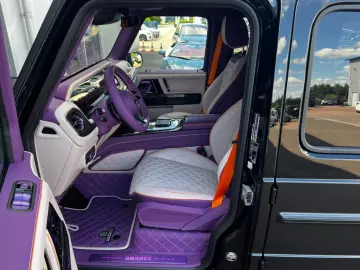 Mercedes Benz G63AMG Brabus B800 Purple interior