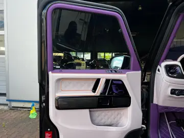Mercedes Benz G63AMG Brabus B800 Purple interior