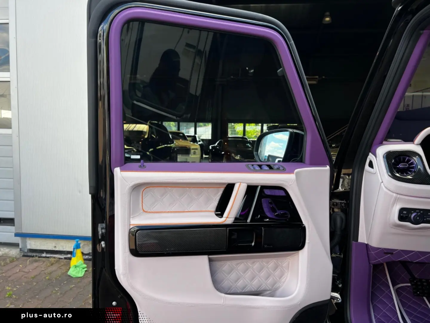 Mercedes Benz G63AMG Brabus B800 Purple interior