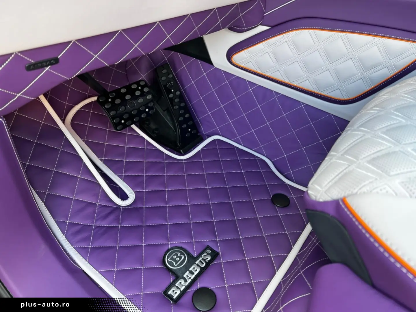 Mercedes Benz G63AMG Brabus B800 Purple interior