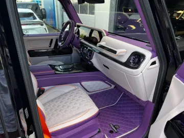 Mercedes Benz G63AMG Brabus B800 Purple interior