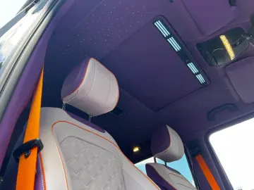 Mercedes Benz G63AMG Brabus B800 Purple interior