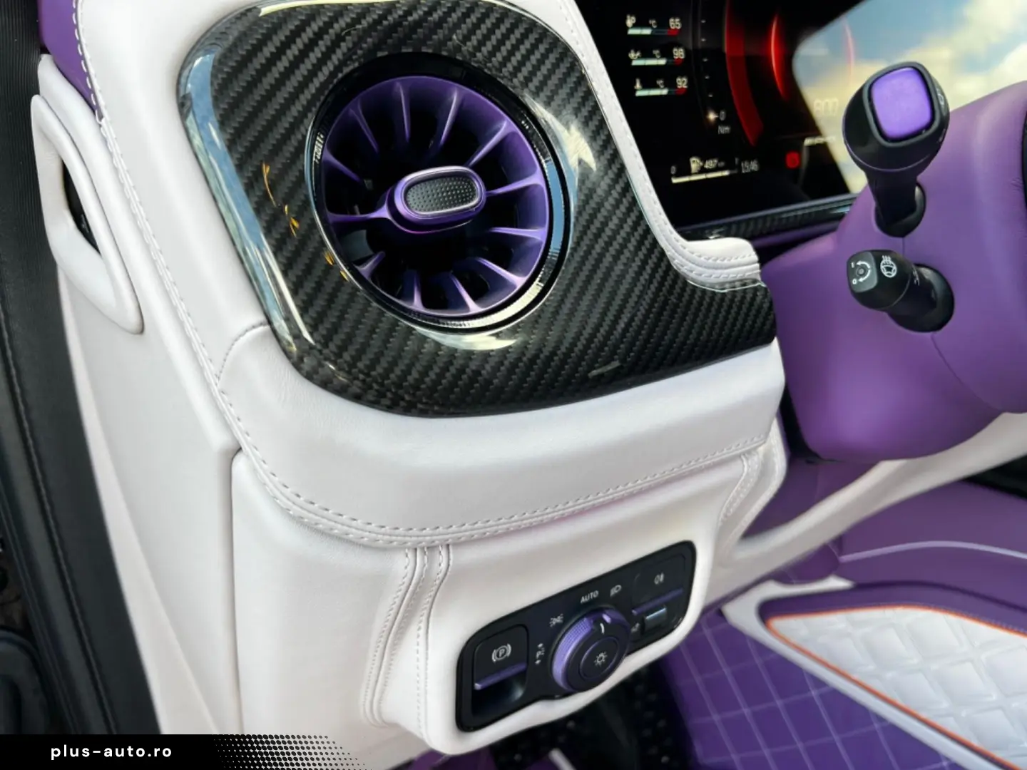 Mercedes Benz G63AMG Brabus B800 Purple interior