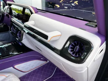 Mercedes Benz G63AMG Brabus B800 Purple interior
