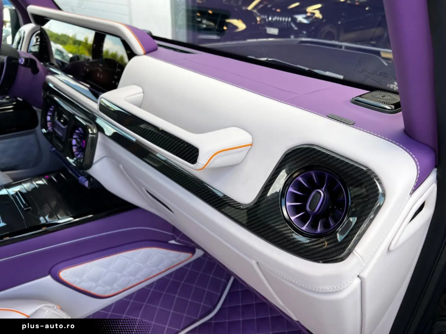 Mercedes Benz G63AMG Brabus B800 Purple interior