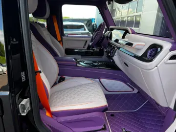 Mercedes Benz G63AMG Brabus B800 Purple interior