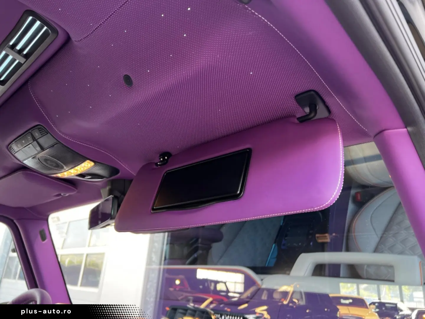 Mercedes Benz G63AMG Brabus B800 Purple interior