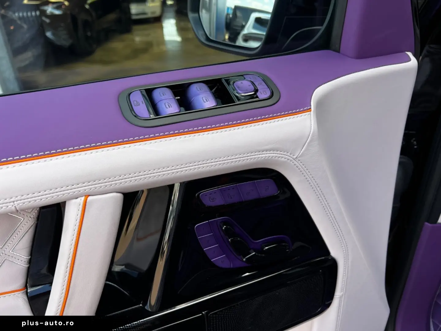 Mercedes Benz G63AMG Brabus B800 Purple interior