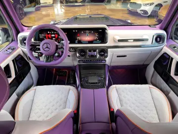 Mercedes Benz G63AMG Brabus B800 Purple interior