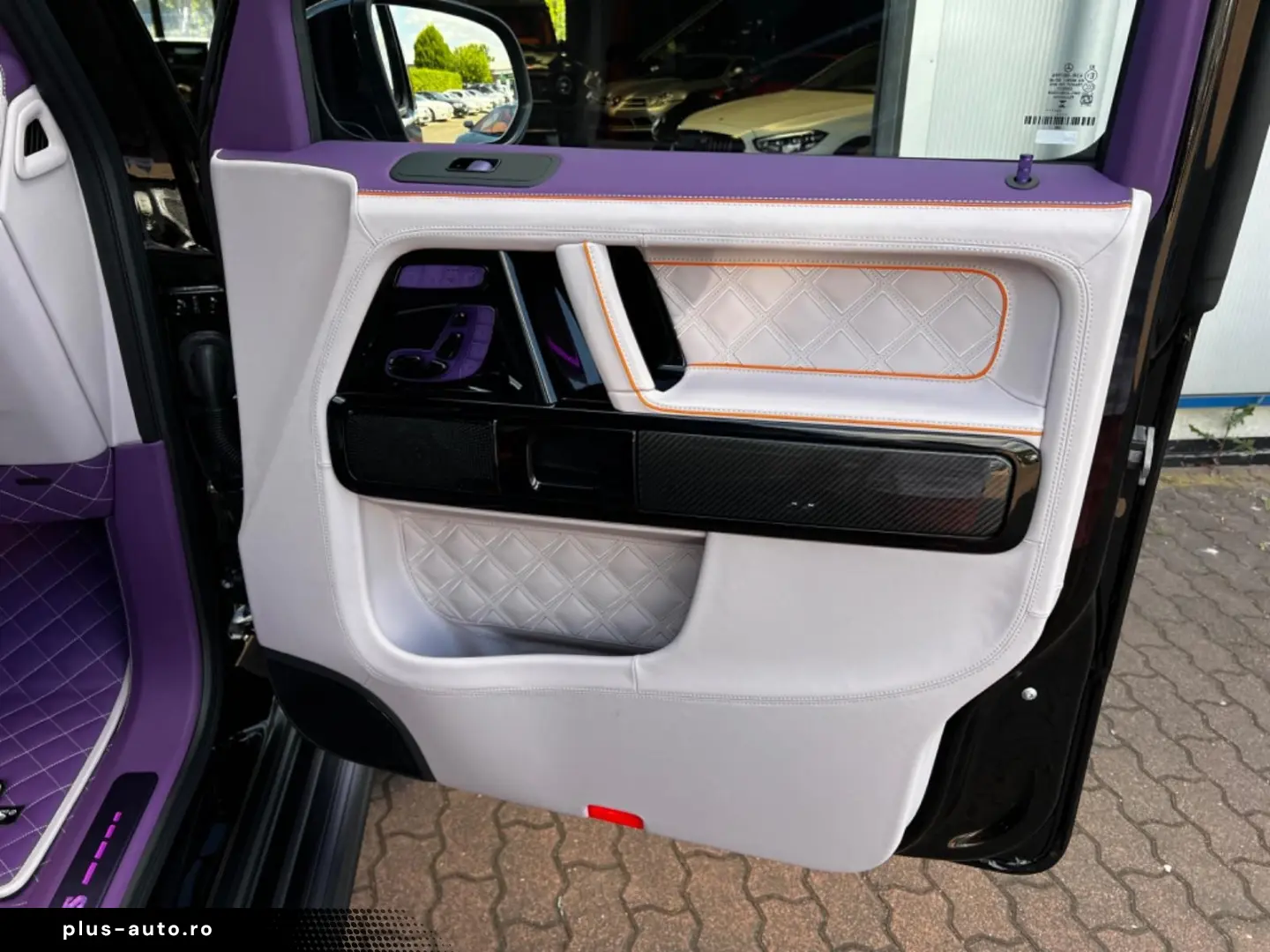 Mercedes Benz G63AMG Brabus B800 Purple interior