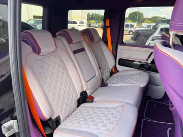 Mercedes Benz G63AMG Brabus B800 Purple interior