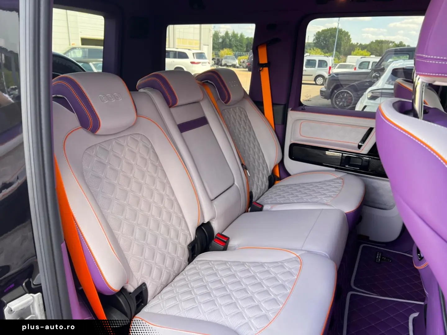 Mercedes Benz G63AMG Brabus B800 Purple interior