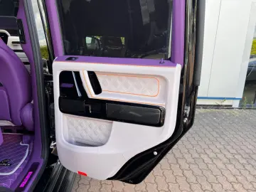 Mercedes Benz G63AMG Brabus B800 Purple interior