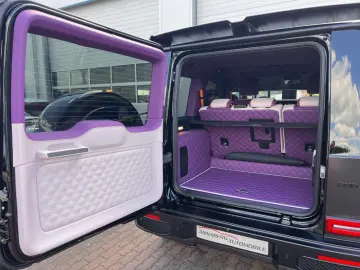 Mercedes Benz G63AMG Brabus B800 Purple interior