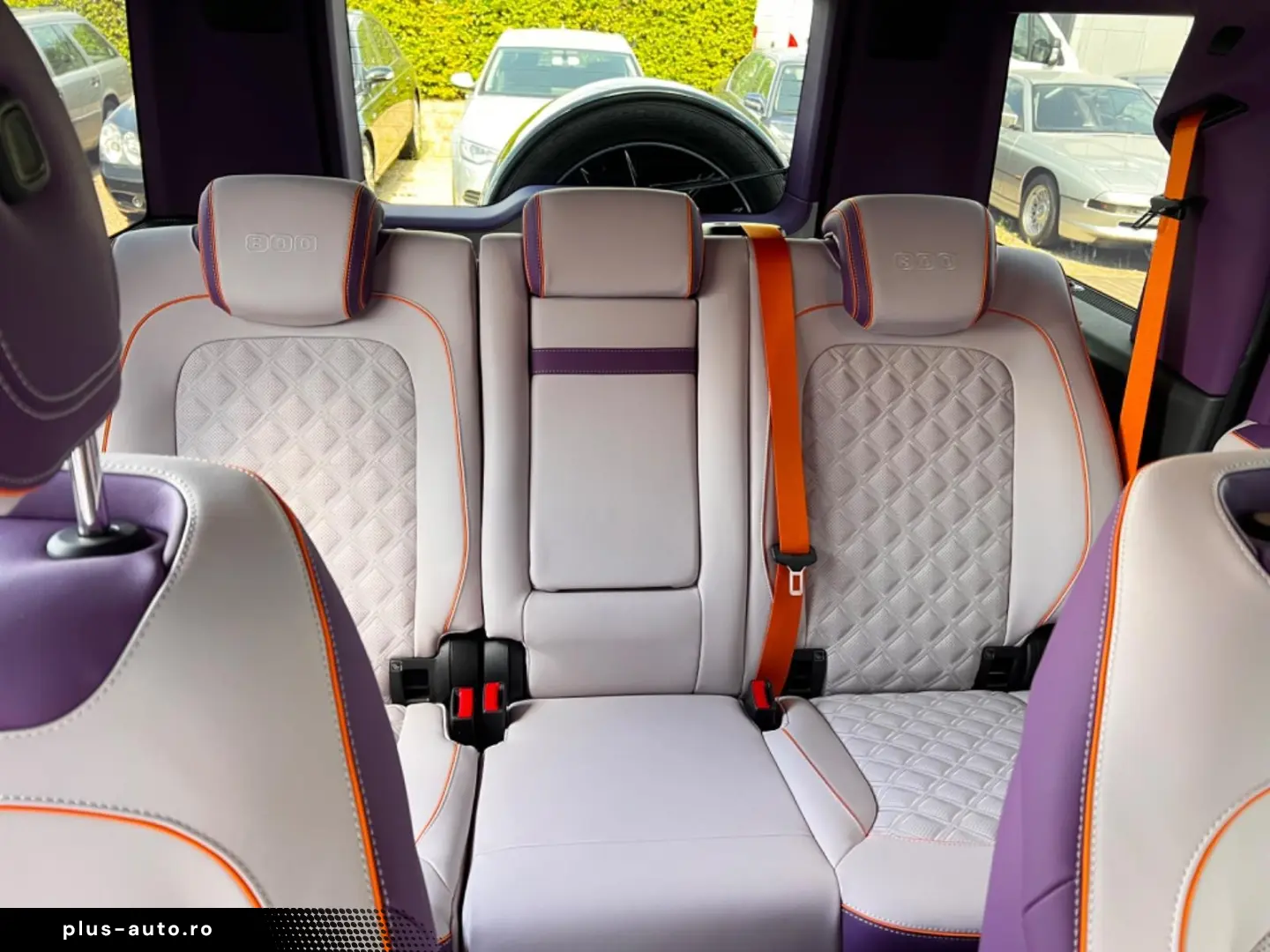Mercedes Benz G63AMG Brabus B800 Purple interior
