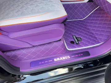 Mercedes Benz G63AMG Brabus B800 Purple interior
