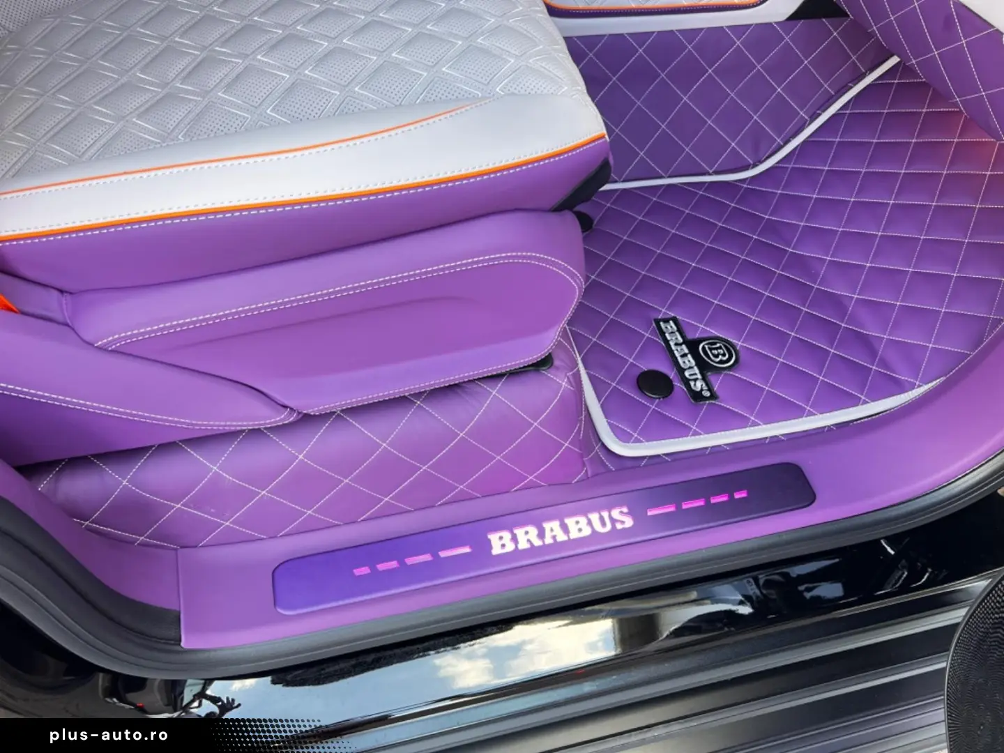Mercedes Benz G63AMG Brabus B800 Purple interior