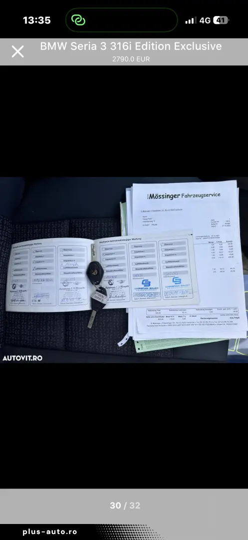 BMW 316i Black PDC Jante Clima Trapa PDC euro4  12 2003