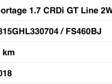 KIA Sportage Diesel 1.7 2018 Automata