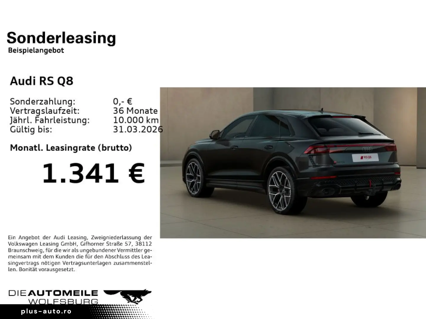AUDI RS Q8 4.0 TFSI quattro tiptronic HeadUp Matrix L