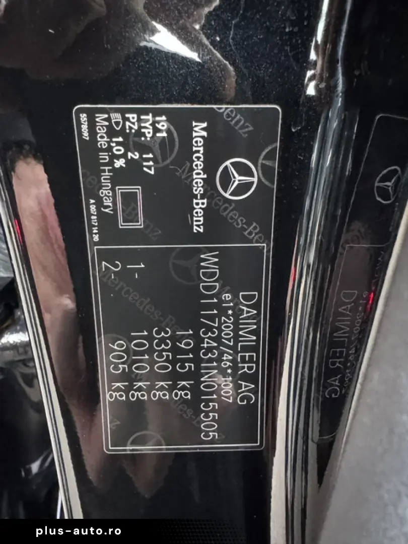 Mercedes Cla Benzina 1.6 2013 Automata