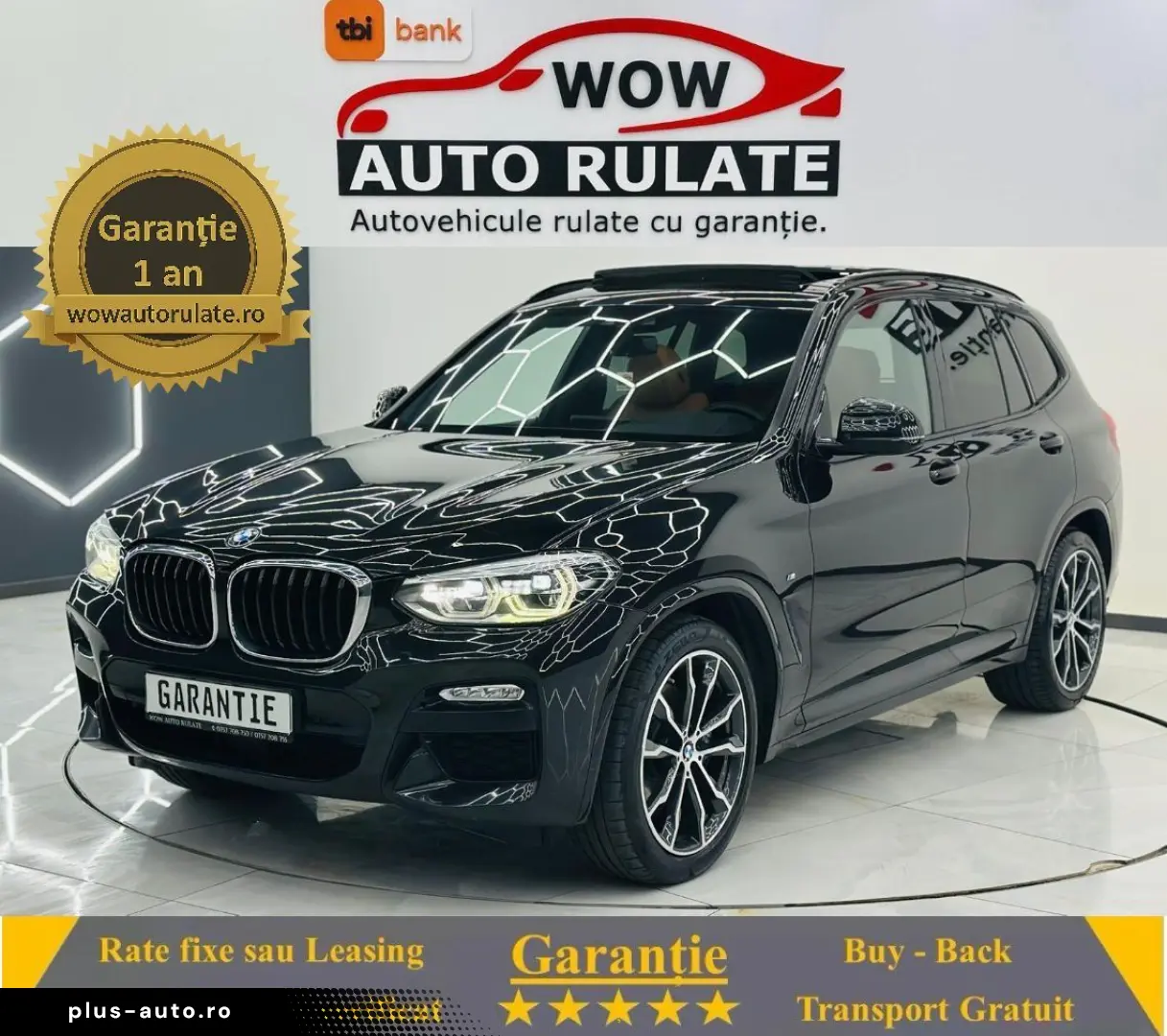 BMW X3 2018 2.0D E6 4X4 Garantie 12 Luni Rate Avans 0 Doar C
