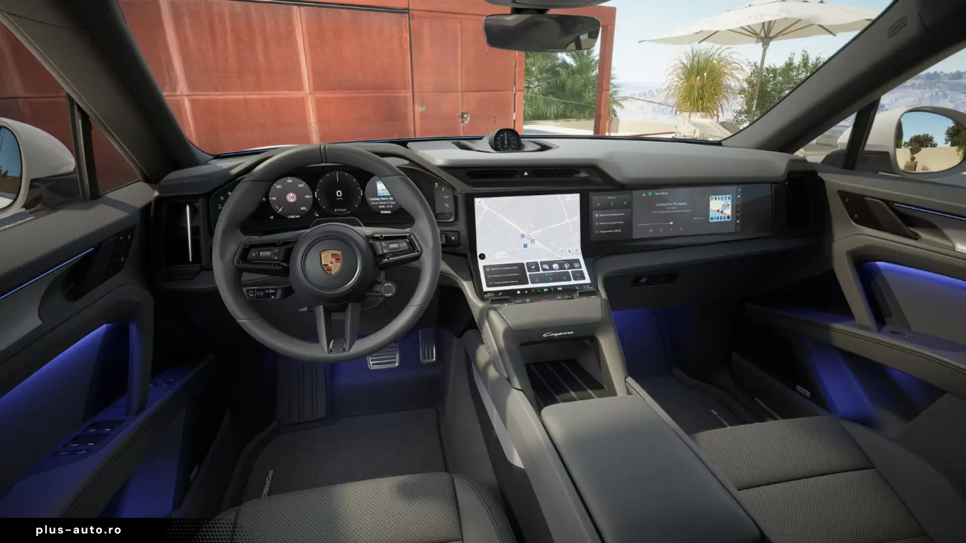 Porsche Cayenne Electric   Beifahrerdisplay   el. AHK