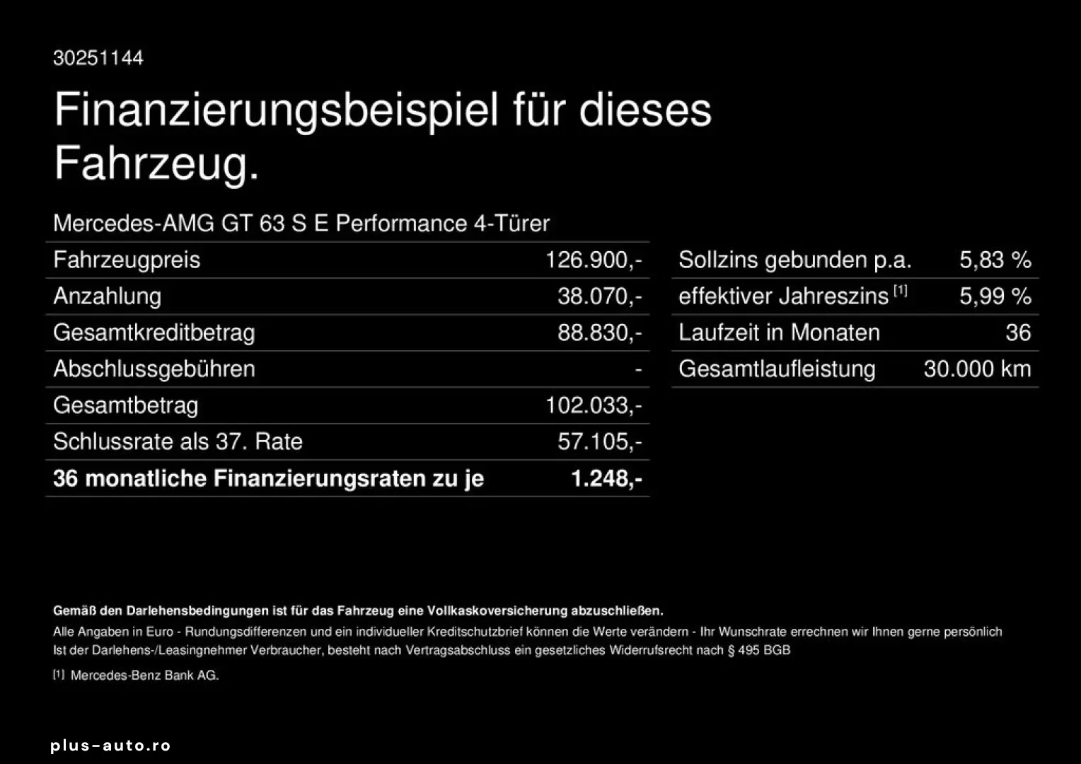 MERCEDES-BENZ GT 63 SE Performance HAL Massage Pano &hellip;