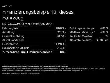 MERCEDES-BENZ AMG GT 63 S E Performance Carbon NP.252.691€