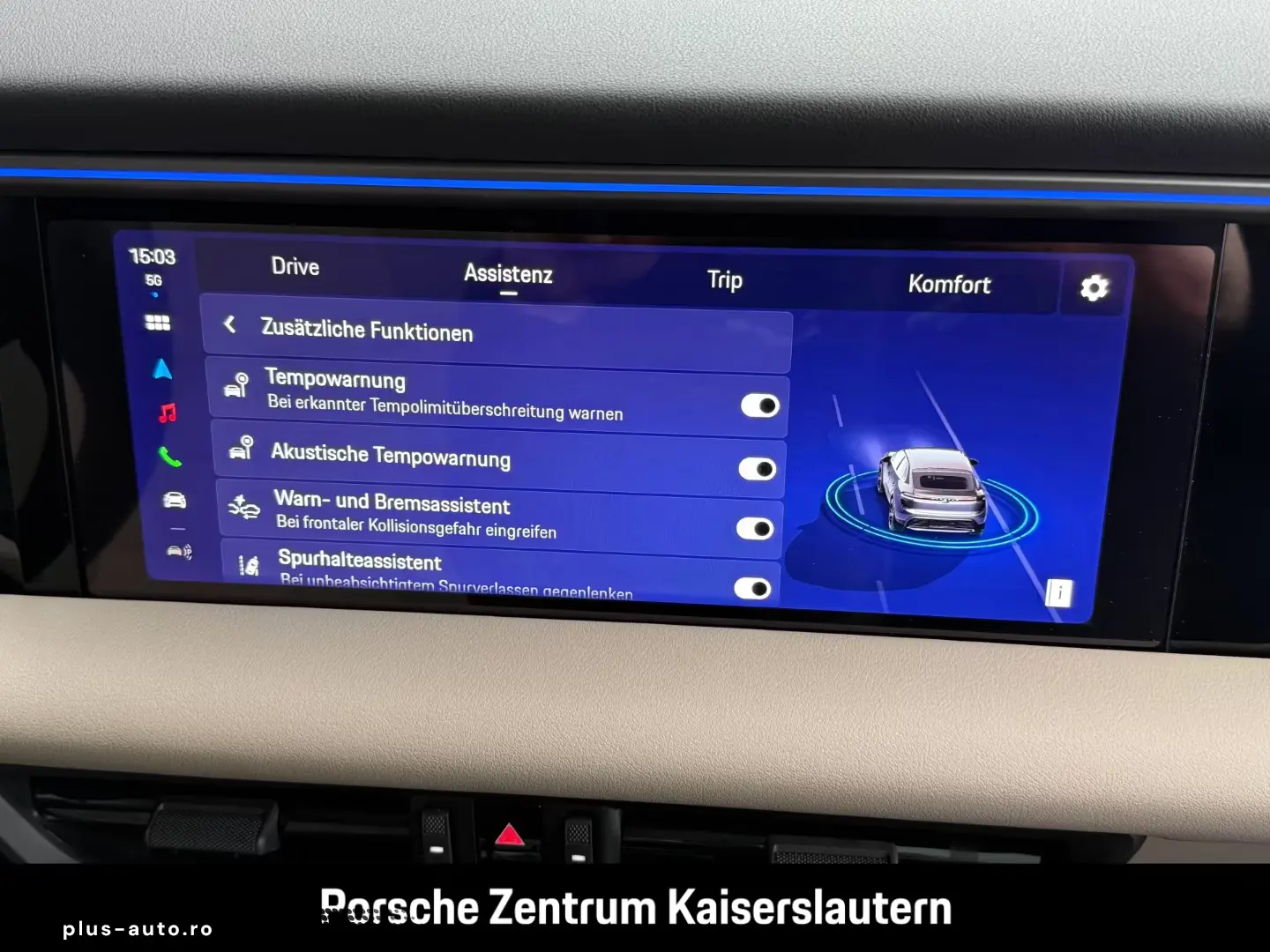 Porsche Macan Panoramadach Rückfahrkamera LEDmatrix BOSE