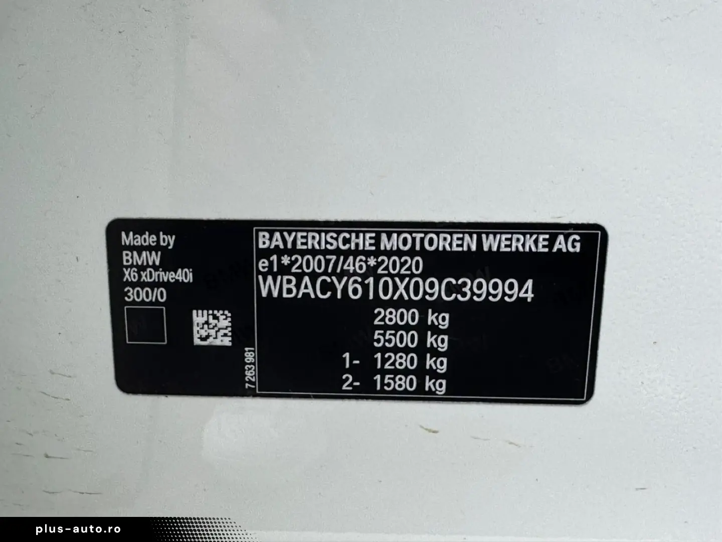 BMW X6 Benzina 3.0 2020 Automata