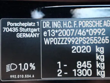 PORSCHE 992 Turbo S   InnoDrive   Lift   Approved   NEU