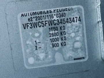 Peugeot 207   1.6 BENZINA 110 CP   Fab- 10.2008   Euro 4