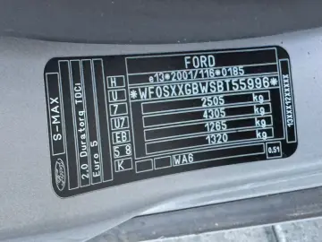 Ford S-MAX   Fab – 01.2012   2.0 Diesel 140CP  Euro 5