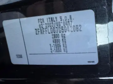 FIAT TALENTO   Fab- 11.2016   1.6 DIESEL 122 CP   EURO 6