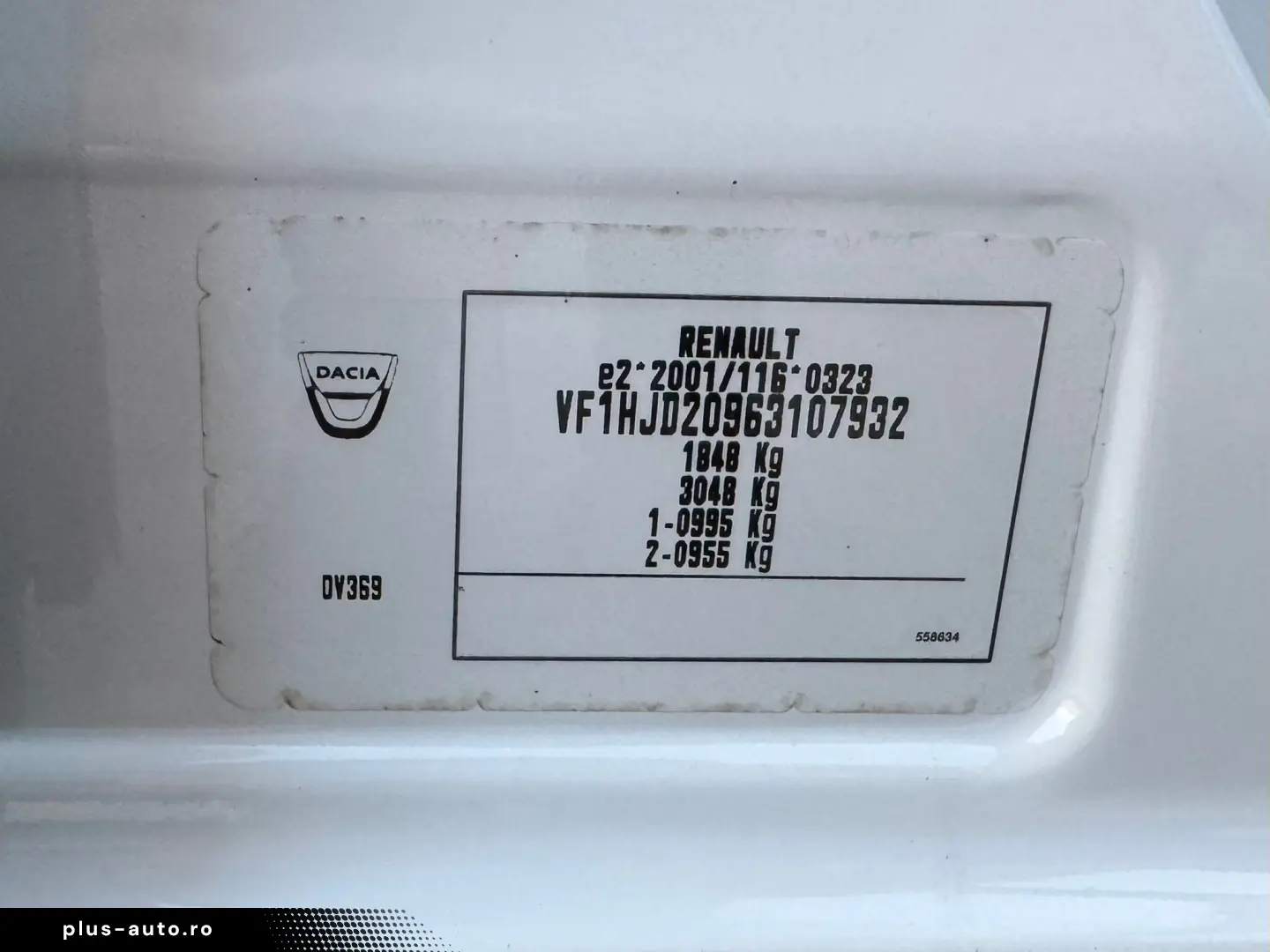 Dacia Duster   Fab.- 03.2019   1.5 Diesel 116 Cp   Euro 6