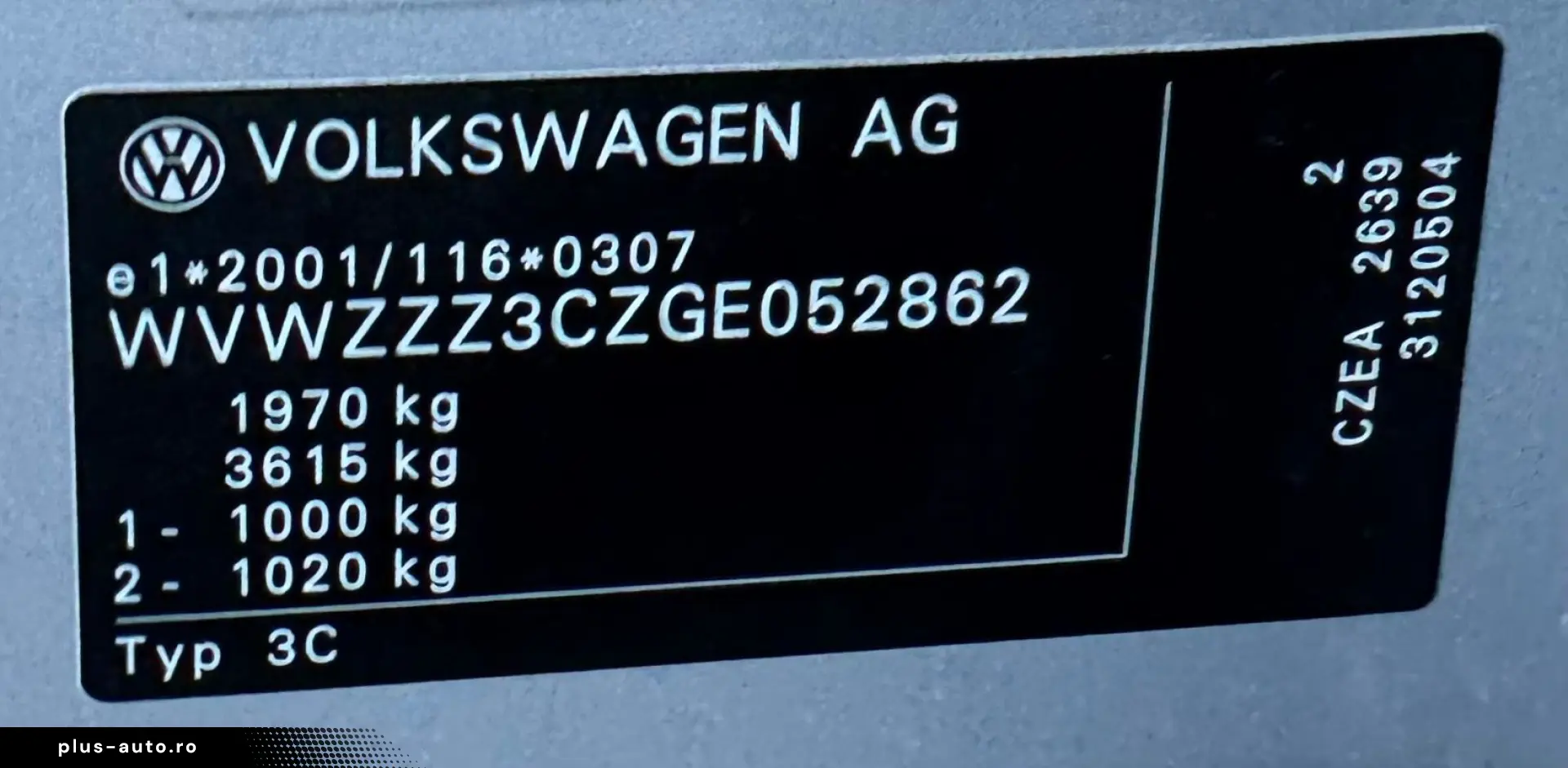 VW Passat B8   1.4 BENZINA 150CP   Euro 6   Fab- 08.2015