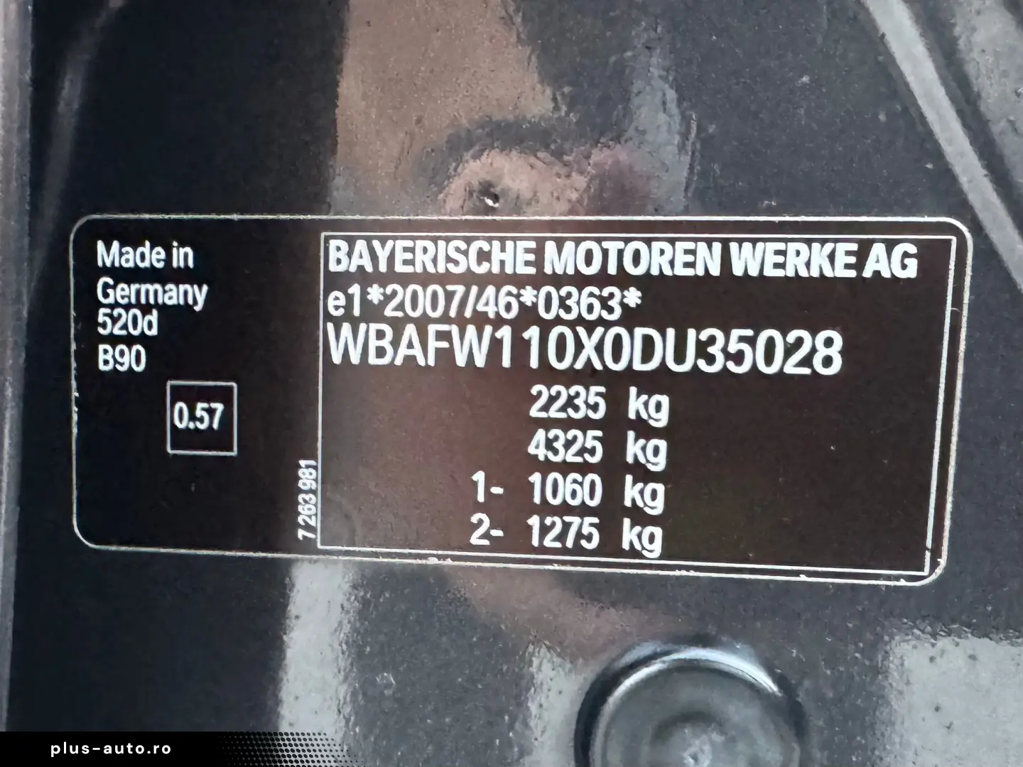 BMW 520 D   Fab- 03.2012  2.0 Diesel 184 cp Euro 5