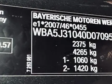 BMW 520 D   Fab-10-2013  2.0 Diesel 184 cp Euro 6